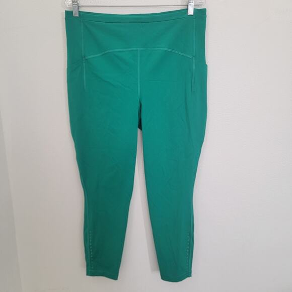 Lululemon Swift Speed High-Rise Tight 25" Emerald Ice Green Sz 14‎ Athletic Gorp - Picture 7 of 16
